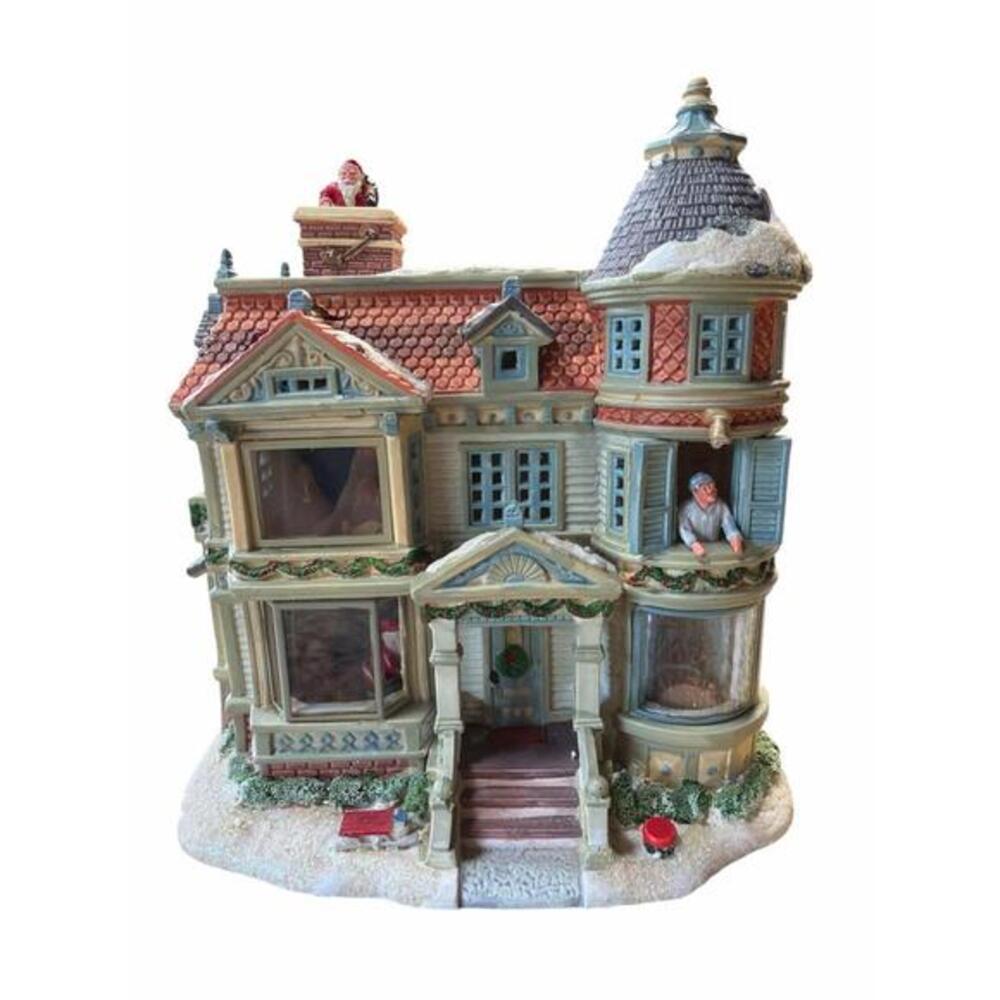 Lemax Village Collection 'Twas the Night Before Christmas lighted house. 
It is